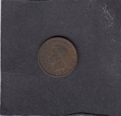 Beschrijving: 1 Cent GEORGIUS VI